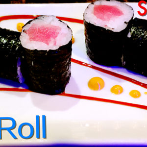 Salmon or Tuna or Yellowtail Roll  *